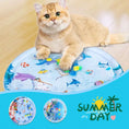 Load image into Gallery viewer, Summer Cooling Pet Water Bed Cushion Ice Pad Dog Sleeping Square Mat For Puppy Dogs Cats Pet Kennel Cool Cold

