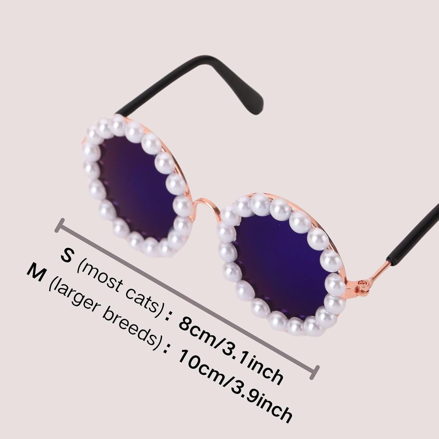 Cat And Dog Pearl Party Sunglasses