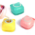 Load image into Gallery viewer, Silicone Dog Bath & Massage Glove with Shampoo Dispenser
