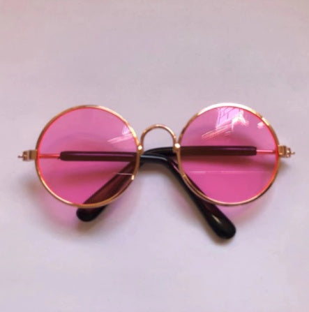 Round Frame Fashion Pet Sunglasses