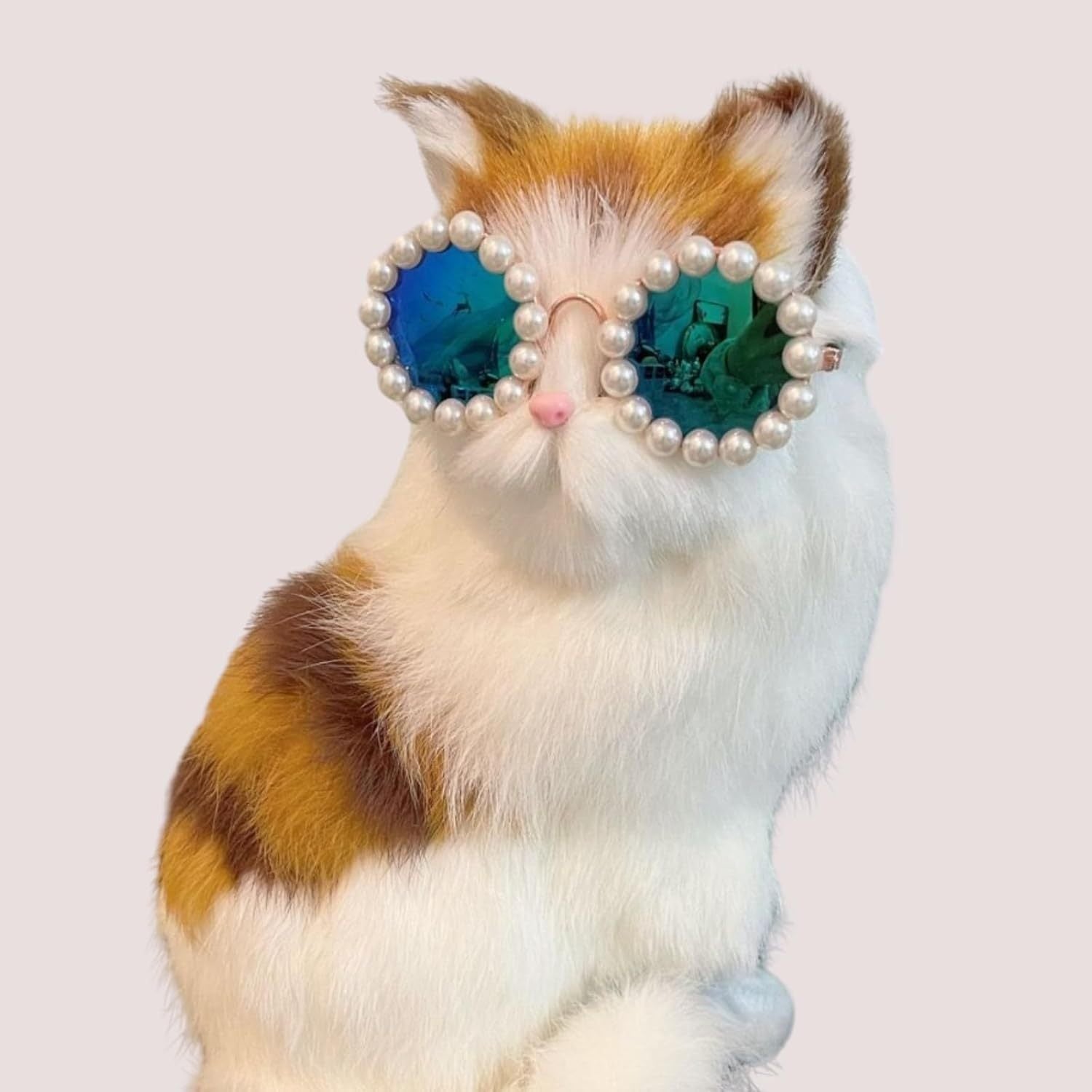 Cat And Dog Pearl Party Sunglasses