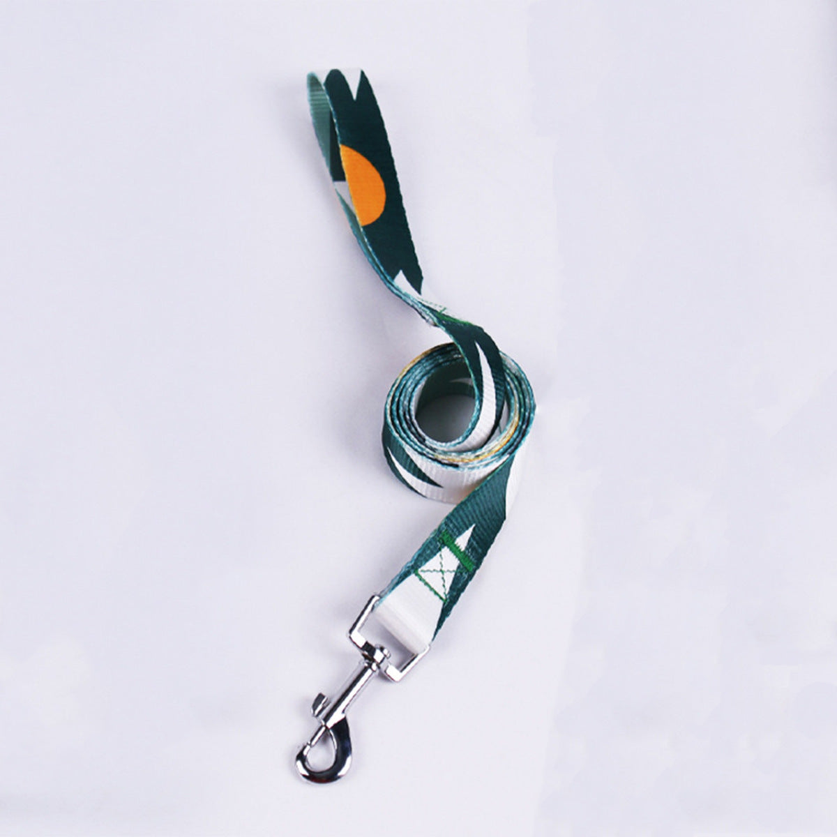 Geometric Print Dog Harness, Collar & Leash Set