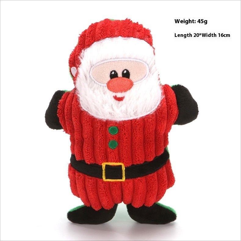 Pet Toy Christmas Suit Tear-resistant Plush