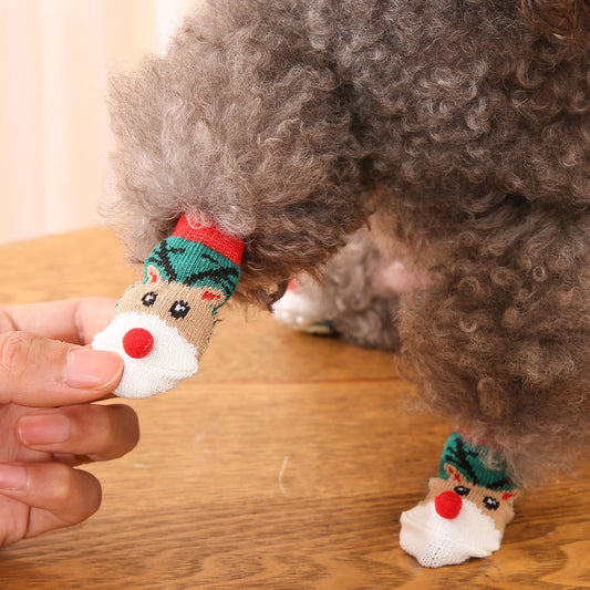 Christmas Pet Dog Socks