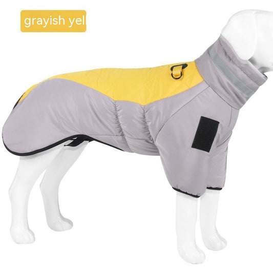 Nuevo abrigo de invierno para perros, ropa impermeable para mascotas, para perros medianos y grandes, chaleco cálido y grueso para perros, chaqueta personalizada para labrador