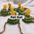Load and play video in Gallery viewer, Pet Christmas Handmade Woolen Hat Pet Hat
