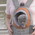 Load and play video in Gallery viewer, Shoulder Pet Bag Portable Breathable Dog Cat Backp
